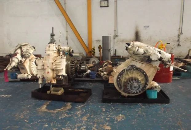 Refurbishment of hydraulic motor of crane