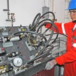Technician Performing Winch Repair