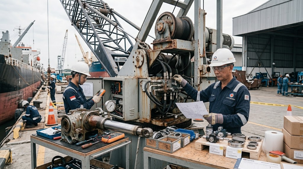 hydraulic and mechanical Crane Repair and Service