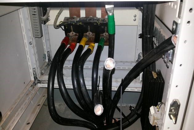 Installation new cable of genset vessel