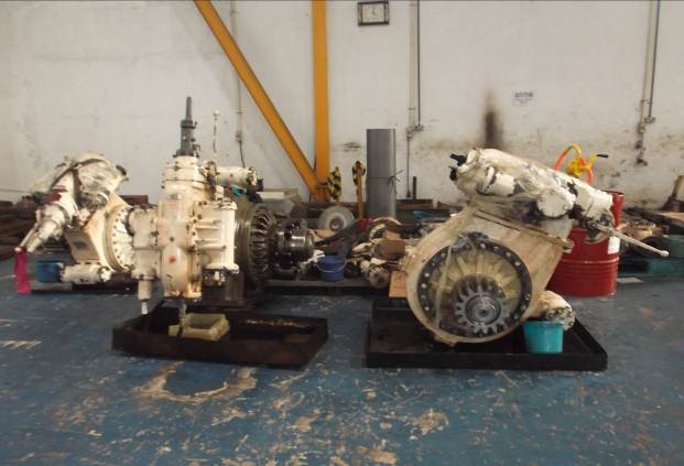 Refurbishment of hydraulic motor of crane