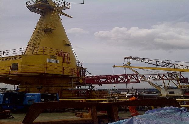 Service and Overhaul of Pedestal Crane